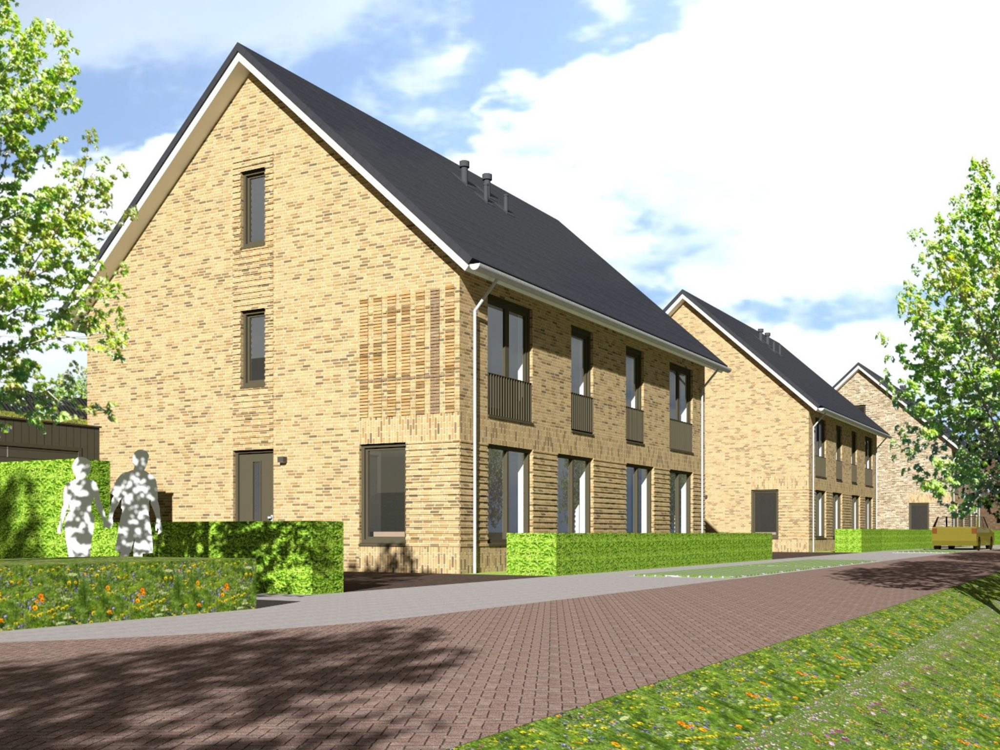Nieuwbouw Bunschoten Polderhof Fase3 Schets 2 Onder 1 Kap 2048X1536